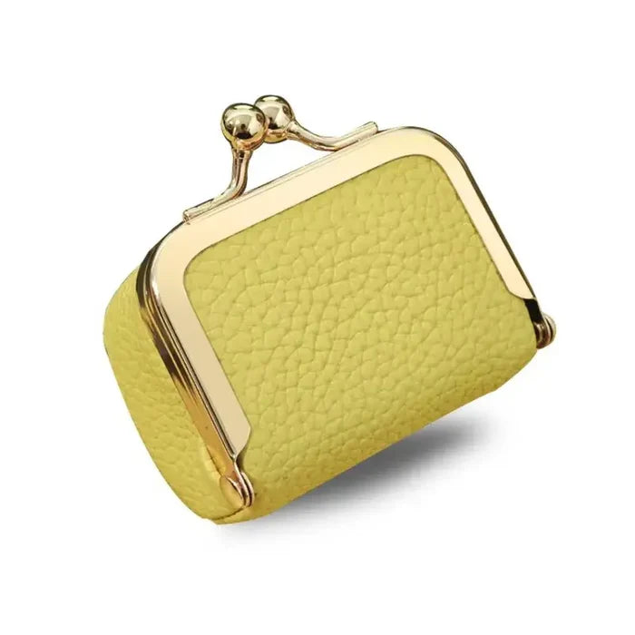 Mini Jewelry or Coin Purse Genuine Leather Many Colors