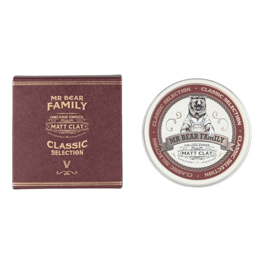 Mr Bear Golden Ember Pomade - Matt Clay