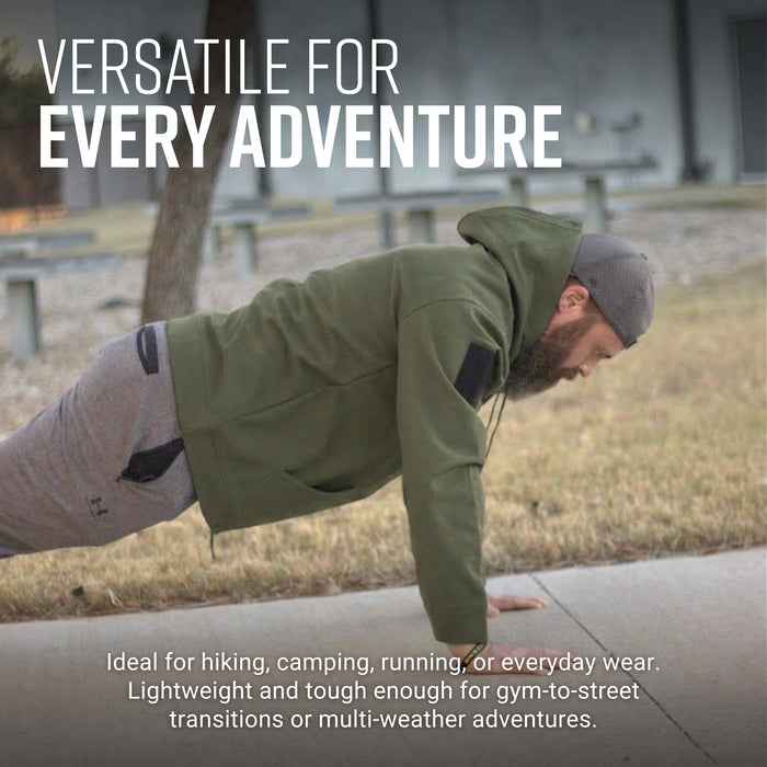 MudGear All-Weather Warrior Hoodie - Olive Drab Green