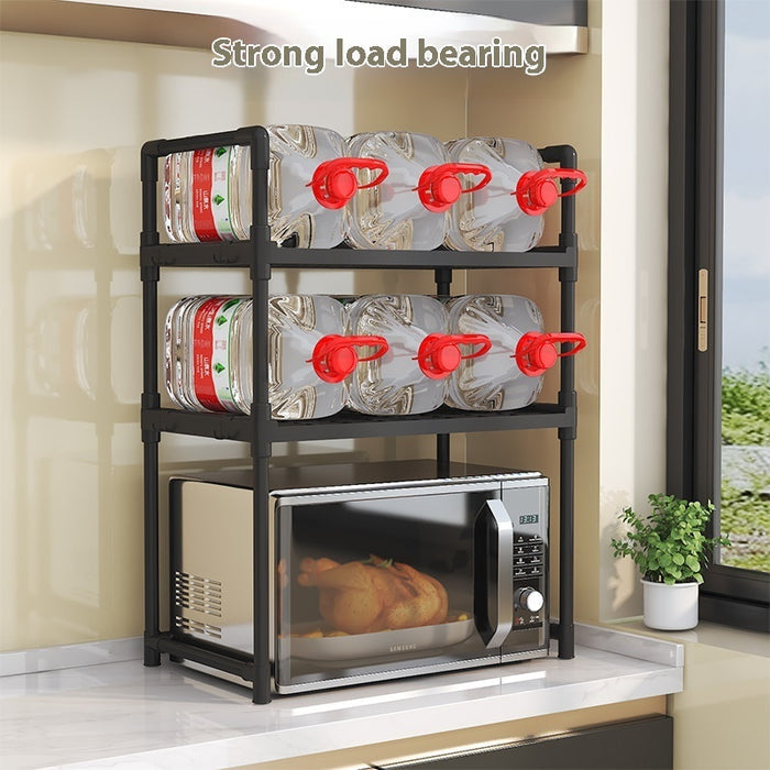 Multi-functional Kitchen Microwave Oven Storage Double-layer Kitchen Seasoning Rack 🇨🇳