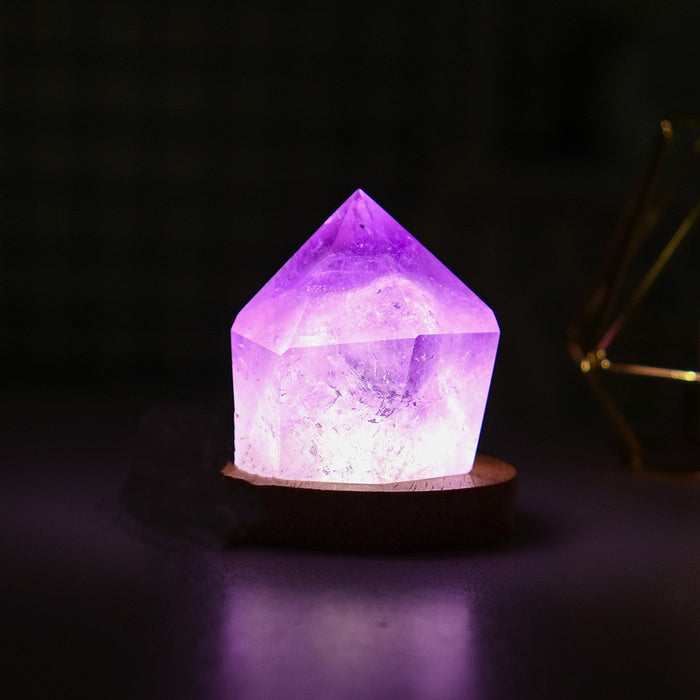 Natural Crystal Cake Tower Night Light 🇨🇳