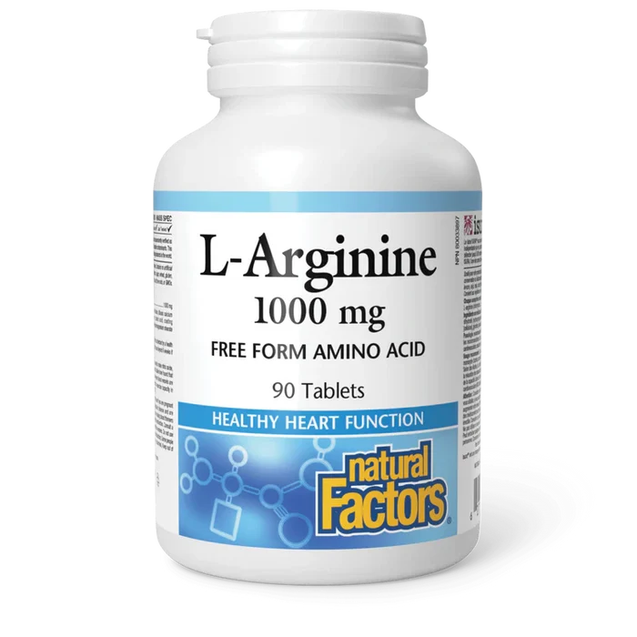 Natural Factors: L-Arginine 1000 mg
