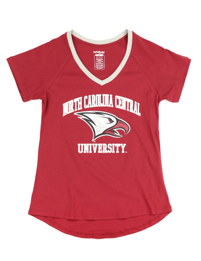 NCCU Women's V-Neck Shirt