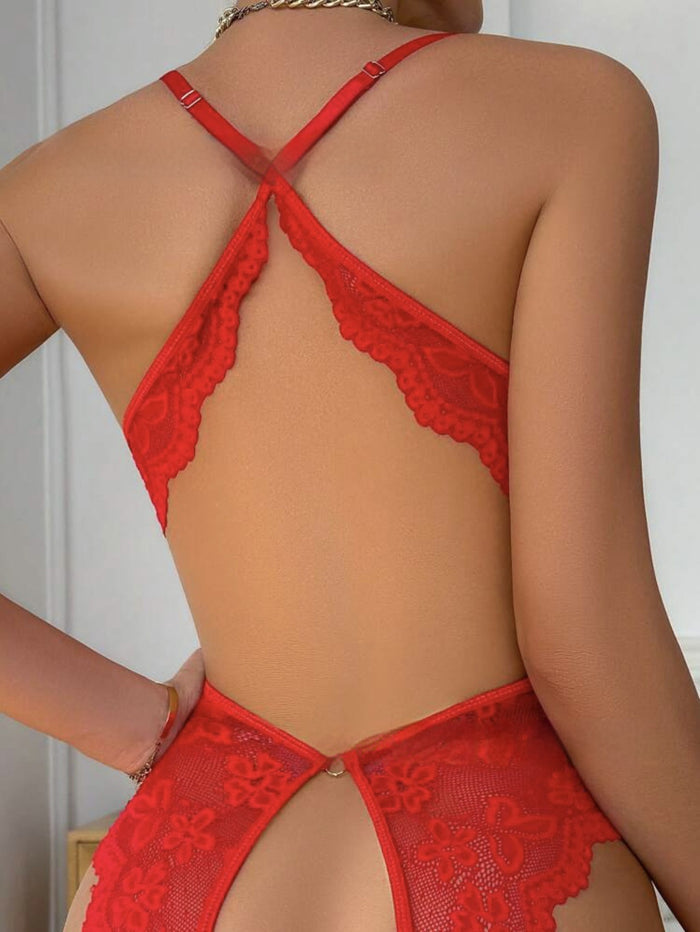 New Lace-trimmed Lingerie With a Backless And Bust-baring Design 🇨🇳