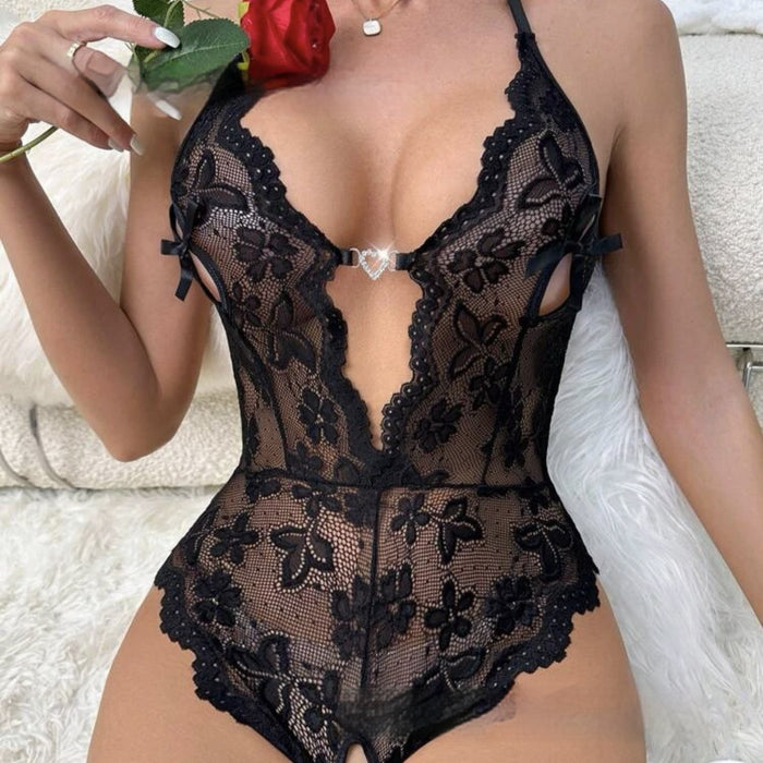 New Lace-trimmed Lingerie With a Backless And Bust-baring Design 🇨🇳