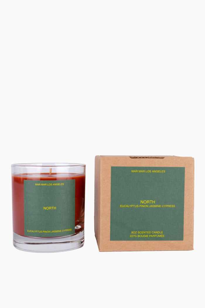 North Candle | Eucalyptus Pinon Jasmine Cypress