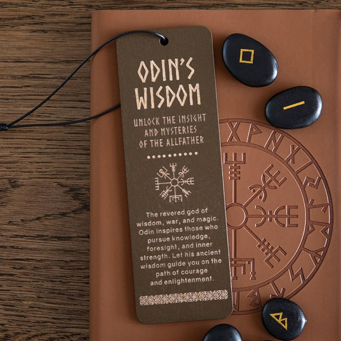 Odin's Wisdom Wooden Bookmark 🇬🇧