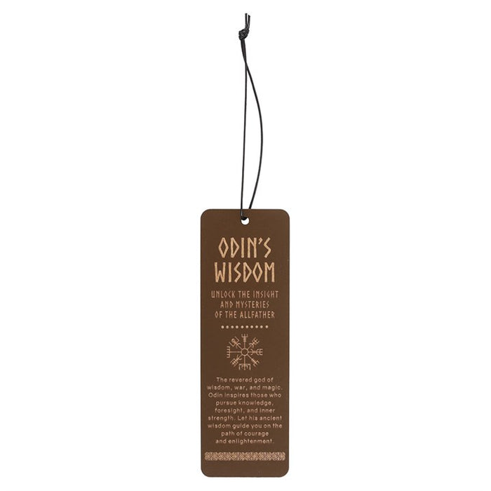 Odin's Wisdom Wooden Bookmark 🇬🇧