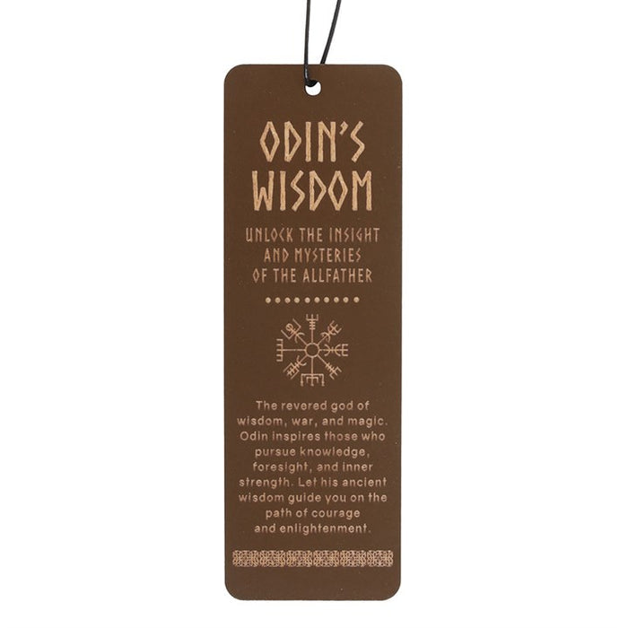 Odin's Wisdom Wooden Bookmark 🇬🇧
