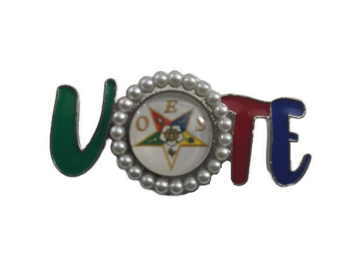 OES Vote Pin