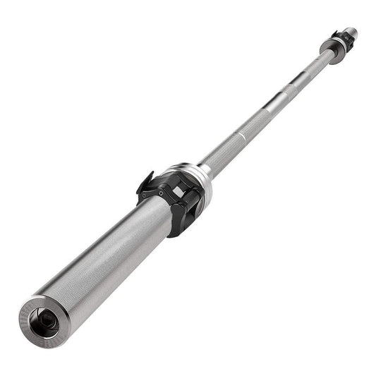 Olympic Barbell 7ft - Durable Chrome, Non-Slip Grip, 300lb Capacity