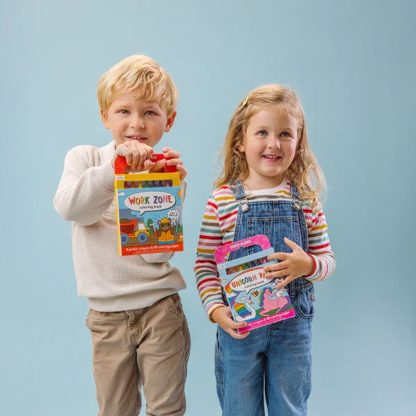 Ooly Carry Along Coloring Book and Crayon Kit - Pet Pals