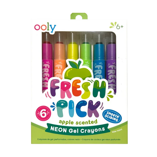 Ooly Fresh Pick Apple Scented Gel Crayons