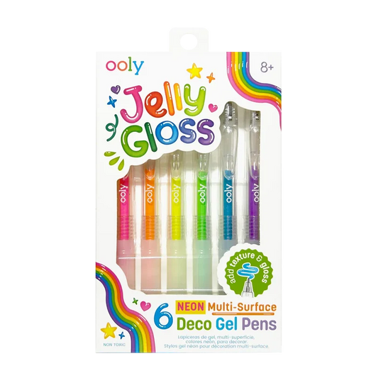 Ooly Jelly Gloss Neon Multi-Surface Deco Gel Pens