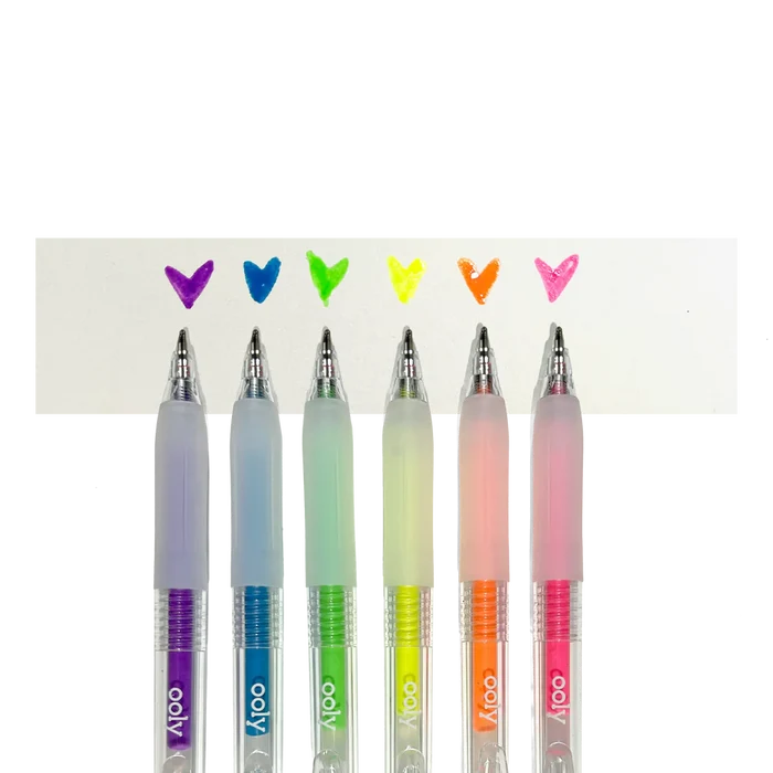 Ooly Jelly Gloss Neon Multi-Surface Deco Gel Pens