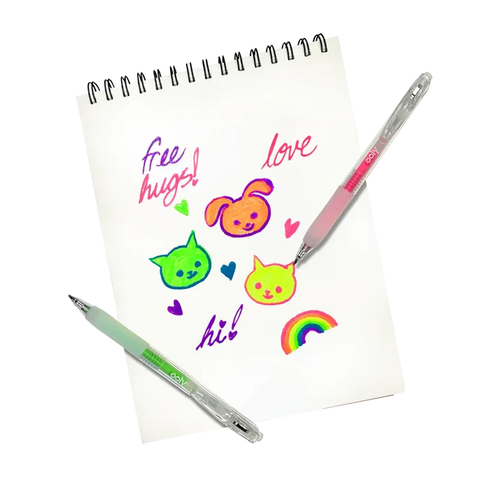 Ooly Jelly Gloss Neon Multi-Surface Deco Gel Pens