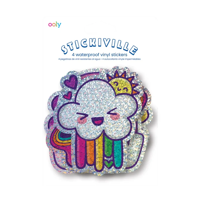 Ooly Stickiville Happy Rainbows Holographic Vinyl Sticker Pack