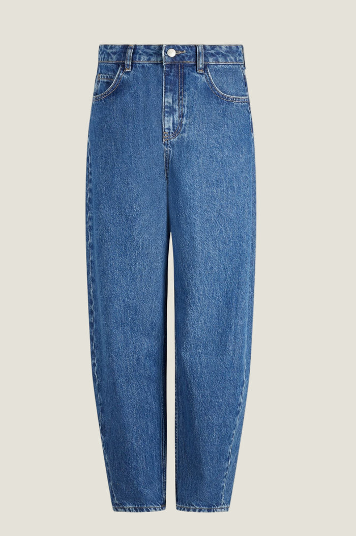 Organic Cotton Barrel Jean | Mid Wash - Aspiga