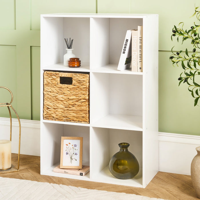 Oslo 6 Cube Storage Unit - White 🇬🇧