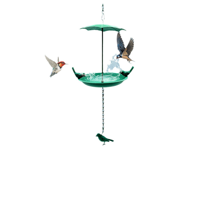 Outdoor Metal Bird House Metal Iron Art Metal Feeder Garden Tub Hummingbird Feeder 🇨🇳