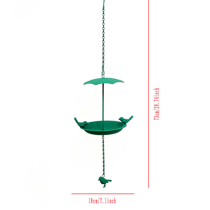 Outdoor Metal Bird House Metal Iron Art Metal Feeder Garden Tub Hummingbird Feeder 🇨🇳