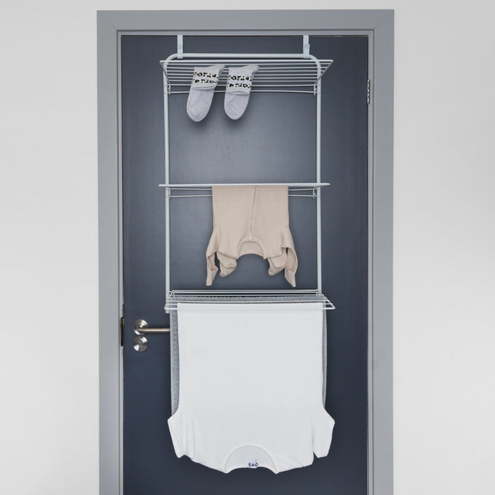 Over The Door Tiered Foldable Drying Rack - White 🇬🇧