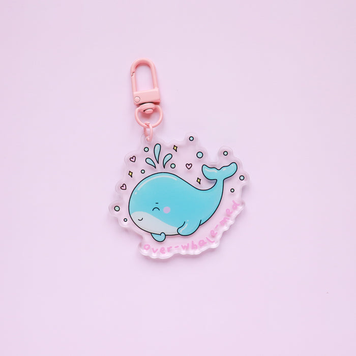 Over-Whale-Med Acrylic Keyring