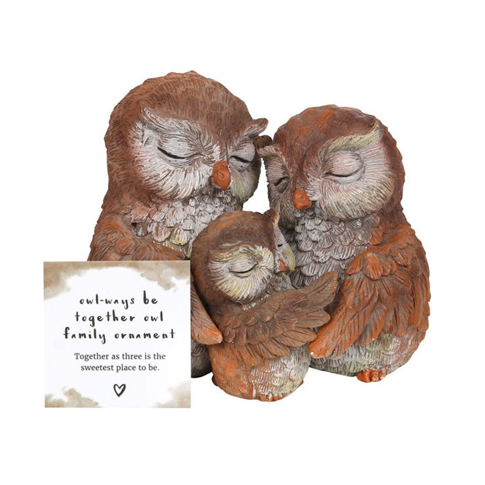 Owl-ways Be Together Owl Family Ornament 🇬🇧