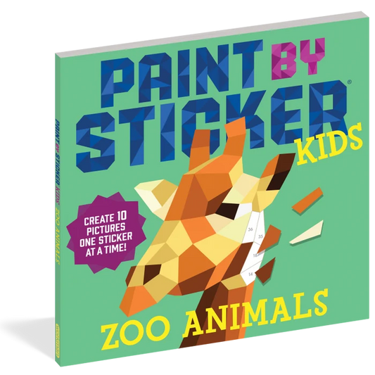 Paint by Sticker Kids: Zoo Animals