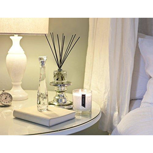 Pairfum London luxury reed diffuser with classic Neroli and Olive scent, includes 100ml bottle and 10 reeds for elegant home fragrance.