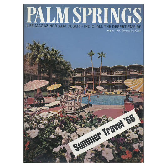 Palm Springs Life August 1966 Poster
