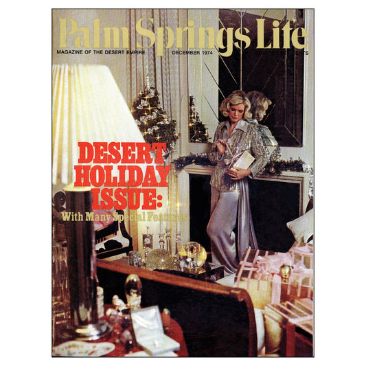 Palm Springs Life December 1974 Poster