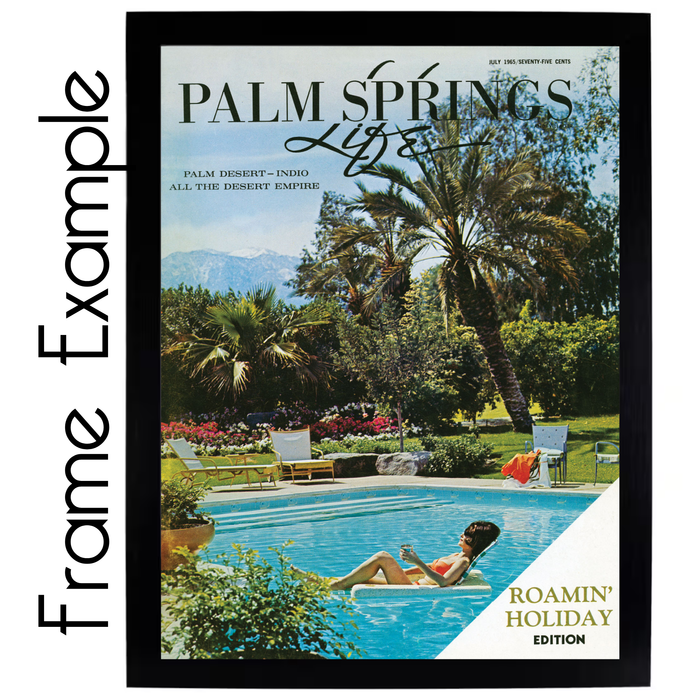 Palm Springs Life January 2002 Poster