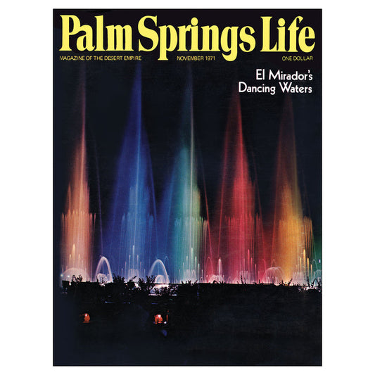 Palm Springs Life November 1971 Poster