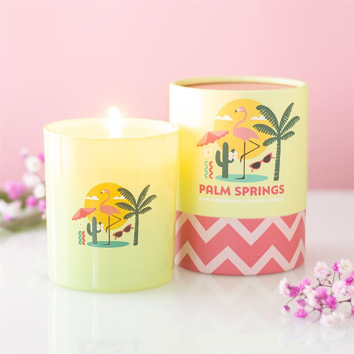 Palm Springs Pink Grapefruit Scented Candle 🇬🇧