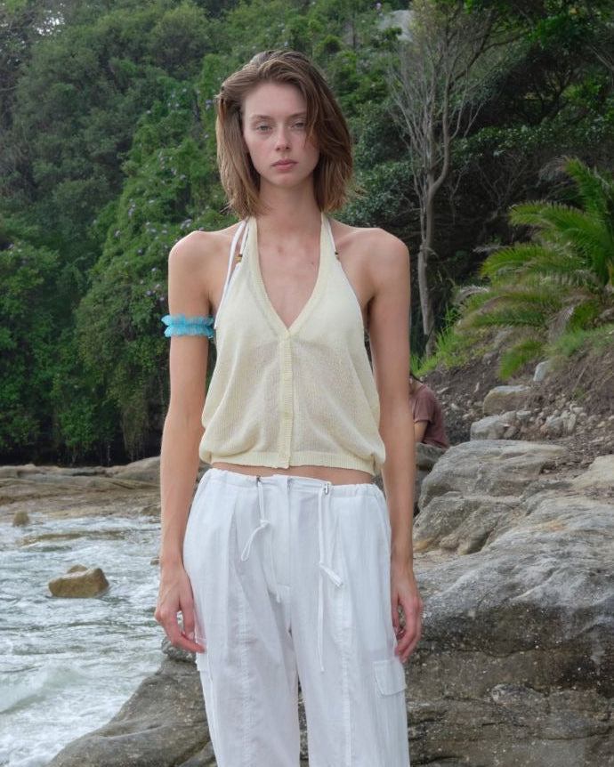 Paper Halter Top