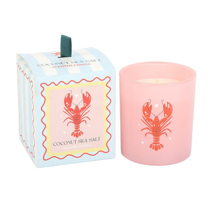 Pastel Lobster Coconut & Sea Salt Candle 🇬🇧