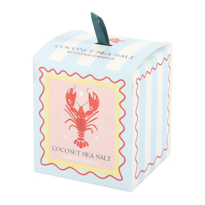 Pastel Lobster Coconut & Sea Salt Candle 🇬🇧