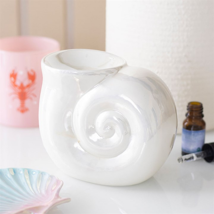 Pearlescent Spiral Shell Oil Burner 🇬🇧