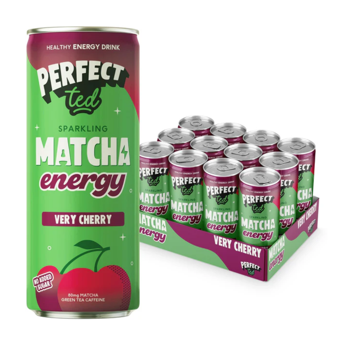 Perfect Ted Very Cherry Matcha Energy Drink 250ml