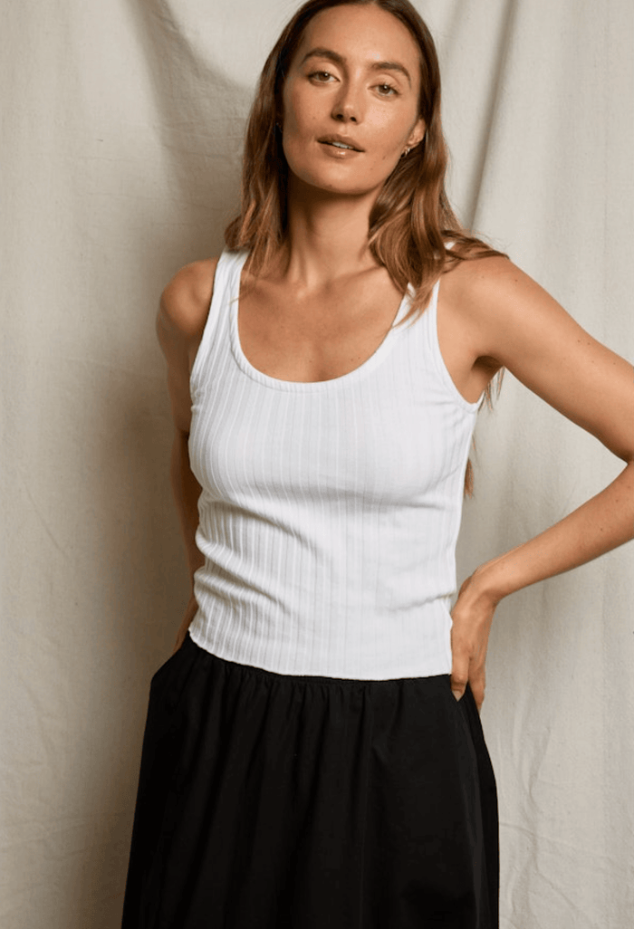 PerfectWhiteTee Poorboy Rib Tank