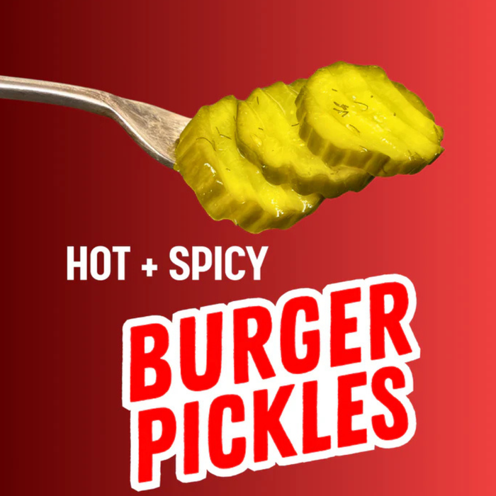 PickleBits Organic Burger Pickles – Hot & Spicy 360g