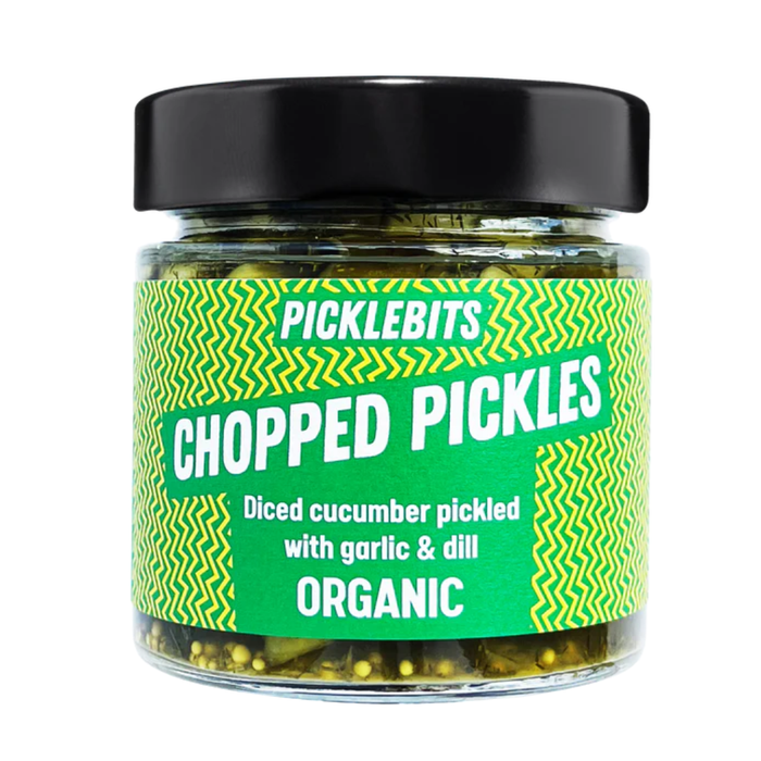 PickleBits Organic Chopped Dill Pickles 210g