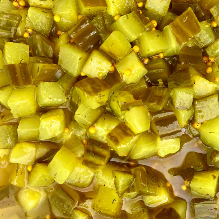 PickleBits Organic Chopped Dill Pickles 210g