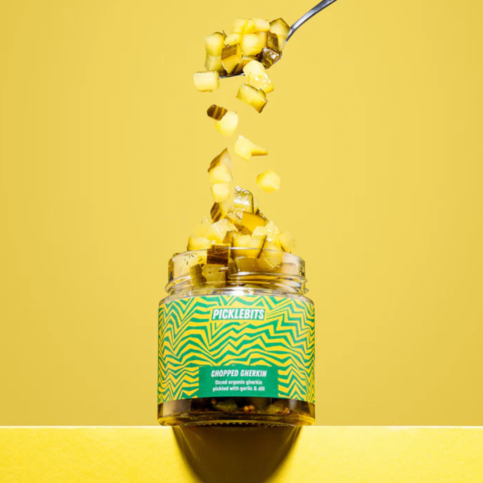 PickleBits Organic Chopped Dill Pickles 210g