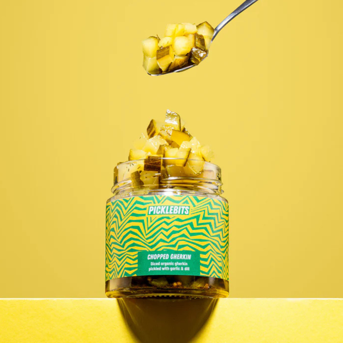 PickleBits Organic Chopped Dill Pickles 210g