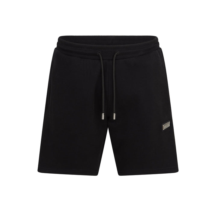 Mallet London - Mens - Plaque Shorts Black Organic Cotton