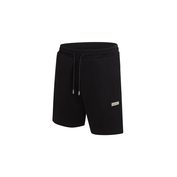 Mallet London - Mens - Plaque Shorts Black Organic Cotton