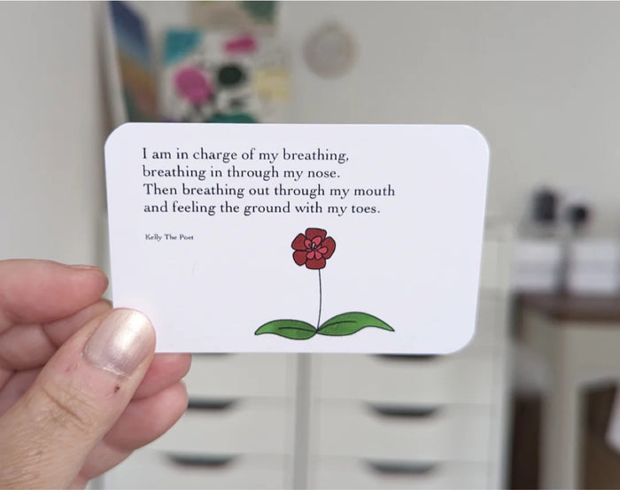 Pocket Poem Healing Card For Anxiety Relief 🇨🇳