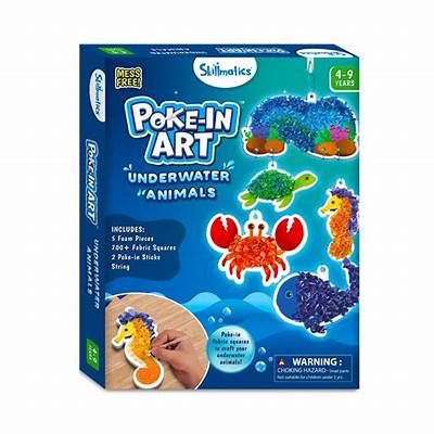 Poke In Art - Underwater Animals